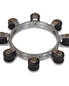 Driving wheel, steel galv, for chain 60 (FX01064)